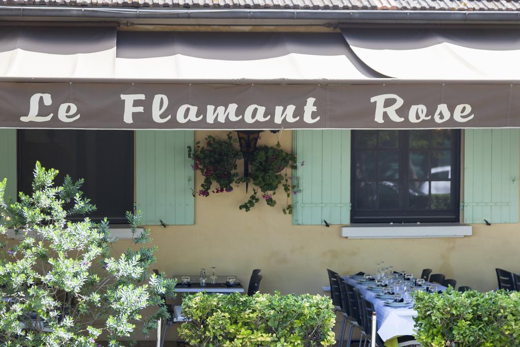 Logis Hotel Restaurant Le Flamant Rose Camargue Albaron ภายนอก รูปภาพ
