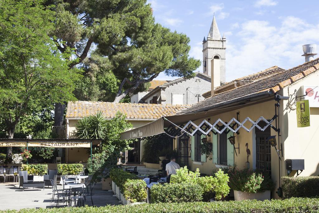 Logis Hotel Restaurant Le Flamant Rose Camargue Albaron ภายนอก รูปภาพ